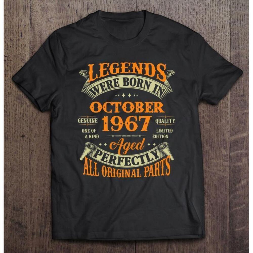 Gift Legends Born In October 1967 T Shirt